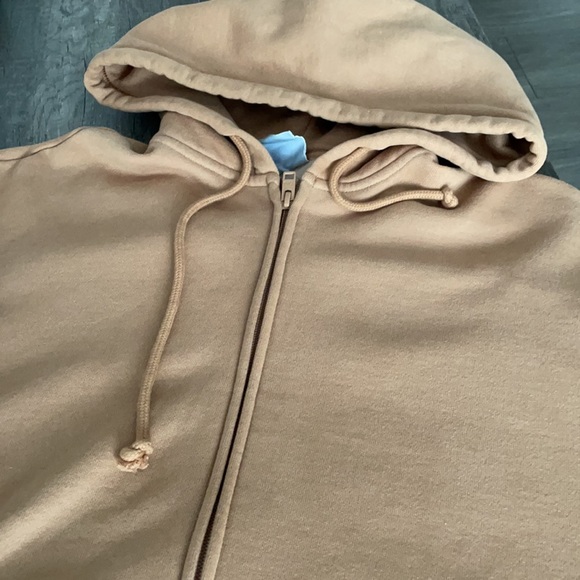 TNA cozy boyfriend oversized zip up hoodie - Picture 4 of 10
